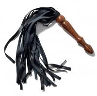 本革製・バラ鞭/25尾■木製ハンドル