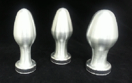 アルミニウム製/高品質アナルプラグ(サイズ7種)