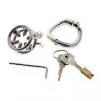 ステンレス製/男性用・スパイク(トゲ)リング■貞操帯タイプ