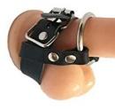 コックリング・ハーネス/レザー&メタル