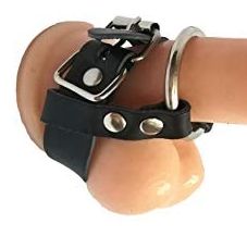 コックリング・ハーネス/レザー&メタル