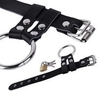 コックリング・ハーネス/レザー&メタル