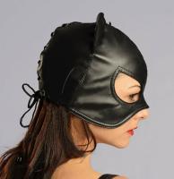 PUレザー製■キャットマスク(ハーフ)