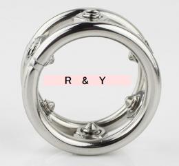 ステンレス製・ペニスリング/スパイク