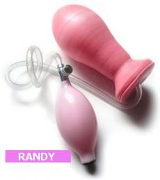 ポンプで膨らむ!インフレータブル・ピンクディルド