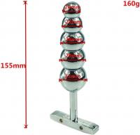 ステンレス製・アナルプラグ☆5ボール