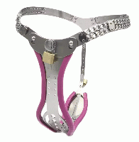 ステンレス製■女性用/貞操帯ベルト・ハーネス(ディルド・プラグ)