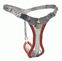 ステンレス製■女性用/貞操帯ベルト・ハーネス(ディルド・プラグ)