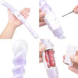 自在に曲げられる!ダブルディルド■バイブレーション付き