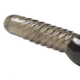 ラバー製/ダブルディルド/アナルディルド付き■全長15.2cm