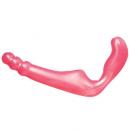 ソフトシリコン製/ダブルディルド■パールカラー2種