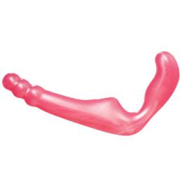 ソフトシリコン製/ダブルディルド■パールカラー2種