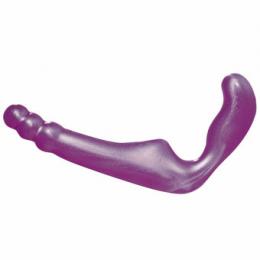 ソフトシリコン製/ダブルディルド■パールカラー2種