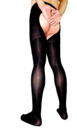 男性用ストッキング/オープン・クロッチ