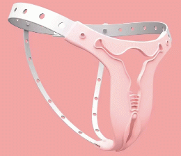 男性用/貞操帯ベルト■内部チューブ・女性化タイプ■Resin