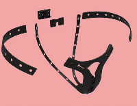 男性用/貞操帯ベルト■内部チューブ・女性化タイプ■Resin