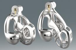 ステンレス製/男性用貞操帯■ダブルロック/ターミネーター