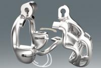 ステンレス製/男性用貞操帯■ダブルロック/ターミネーター