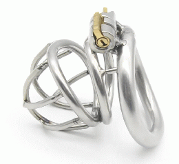 ステンレス製/男性用貞操帯■超ショート■NK