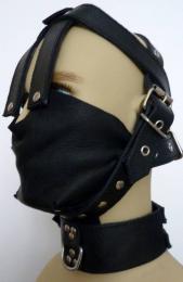 本革製/ケージ・ヘッドハーネス
