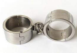 ステンレス製手枷/ヘビー■高さ4cm