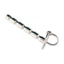 亀頭リング付き尿道プラグ/リブ■8-14mm