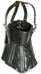 本革製■ボンデージ/ネックコルセット(ヘッドハーネス)