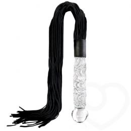 ガラスディルドハンドル/バラ鞭