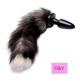 フォックステイル・アナルプラグ/フェイクファー