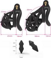 男性用貞操帯■Resin■ソフトスパイク付き