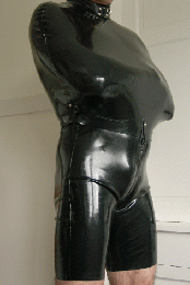 ラテックス製/男性用■ボンデージ・スーツ