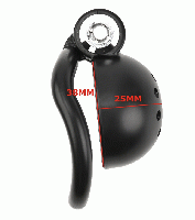 男性用/尿道プラグ(シリコン・メタル)付き貞操帯■プレスロック