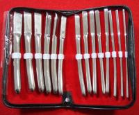 尿道ブジー・14本セット・FLAT ENDED URETHRAL SOUNDS