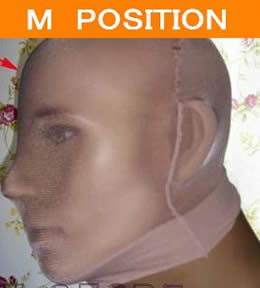 ヘッドカバー/ストッキング生地