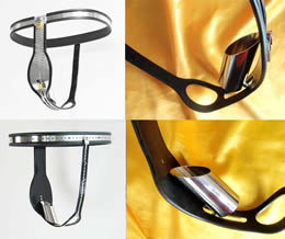 ステンレス製/男性用・貞操帯ベルト