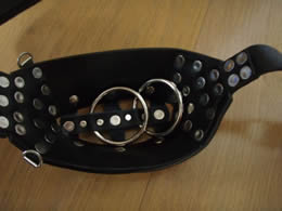 ベルト貞操帯/アナルバイブ・手枷付き